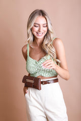 Wide Clutch Chain Belt Bag - Clothing Whore