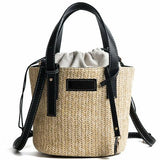 Straw Bucket Bag - Clothing Whore