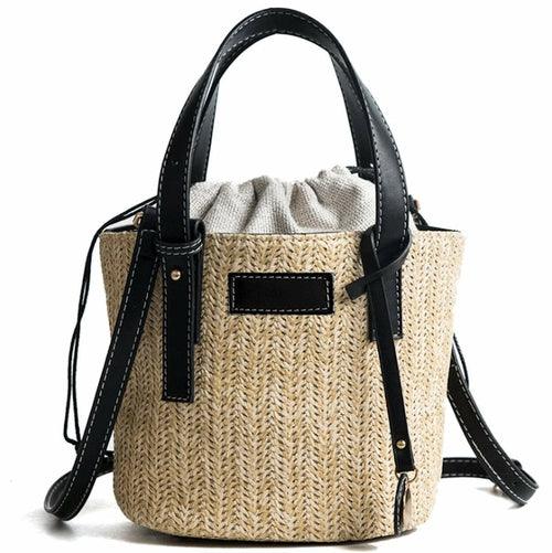 Straw Bucket Bag - Clothing Whore