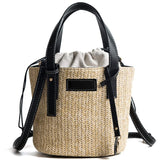 Straw Bucket Bag - Clothing Whore